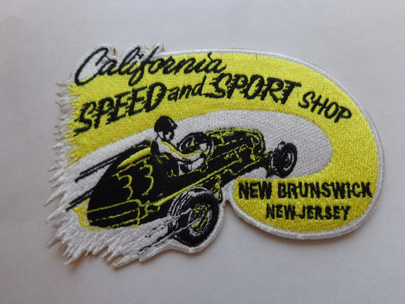 California Speed and Sport Shop Repop Retro 50\'s Sew on  Shop Logo Patch