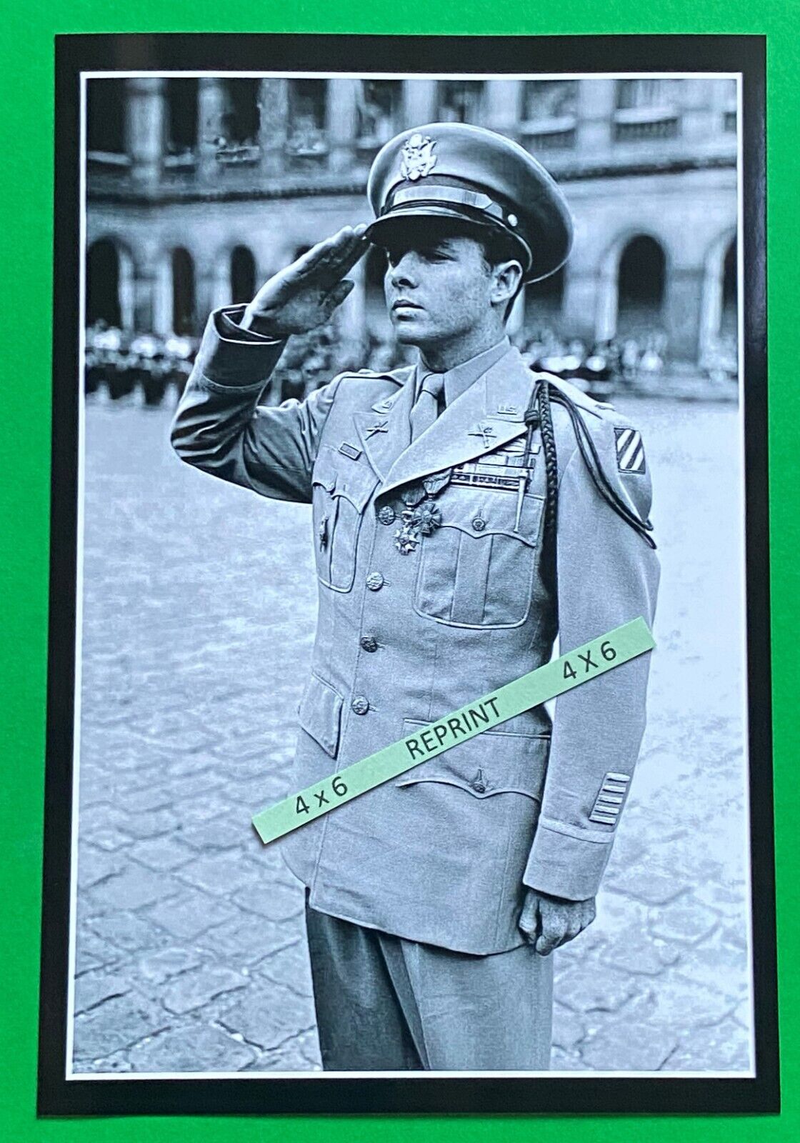 Found 4X6 PHOTO of Old Movie Star & War Hero Audie Murphy 