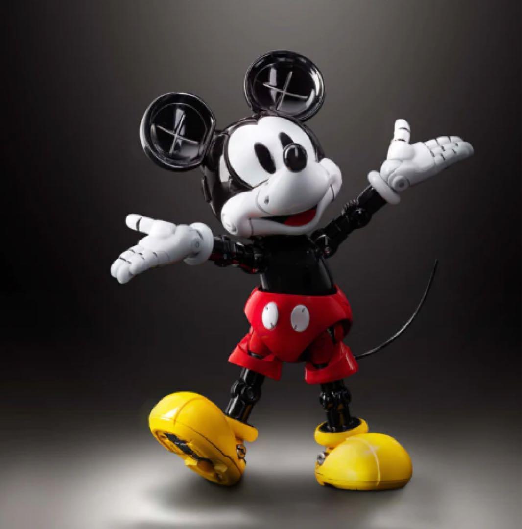 BLITZWAY Mickey Mouse CARBOTIX disney Painted Posable Figure Robot H180mm New