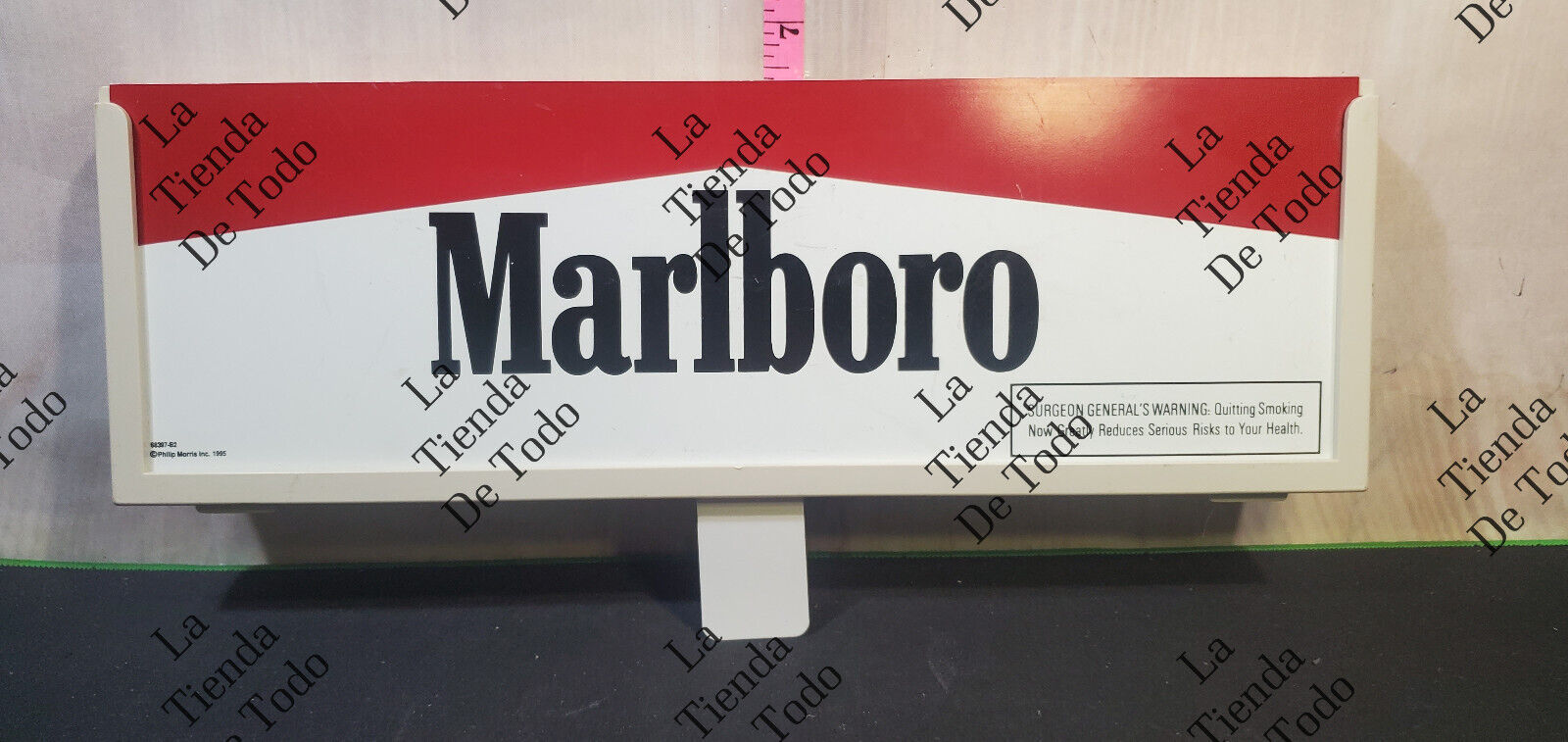 14x5 in 1995 Vintage Marlboro Display Sign by Philip Morris