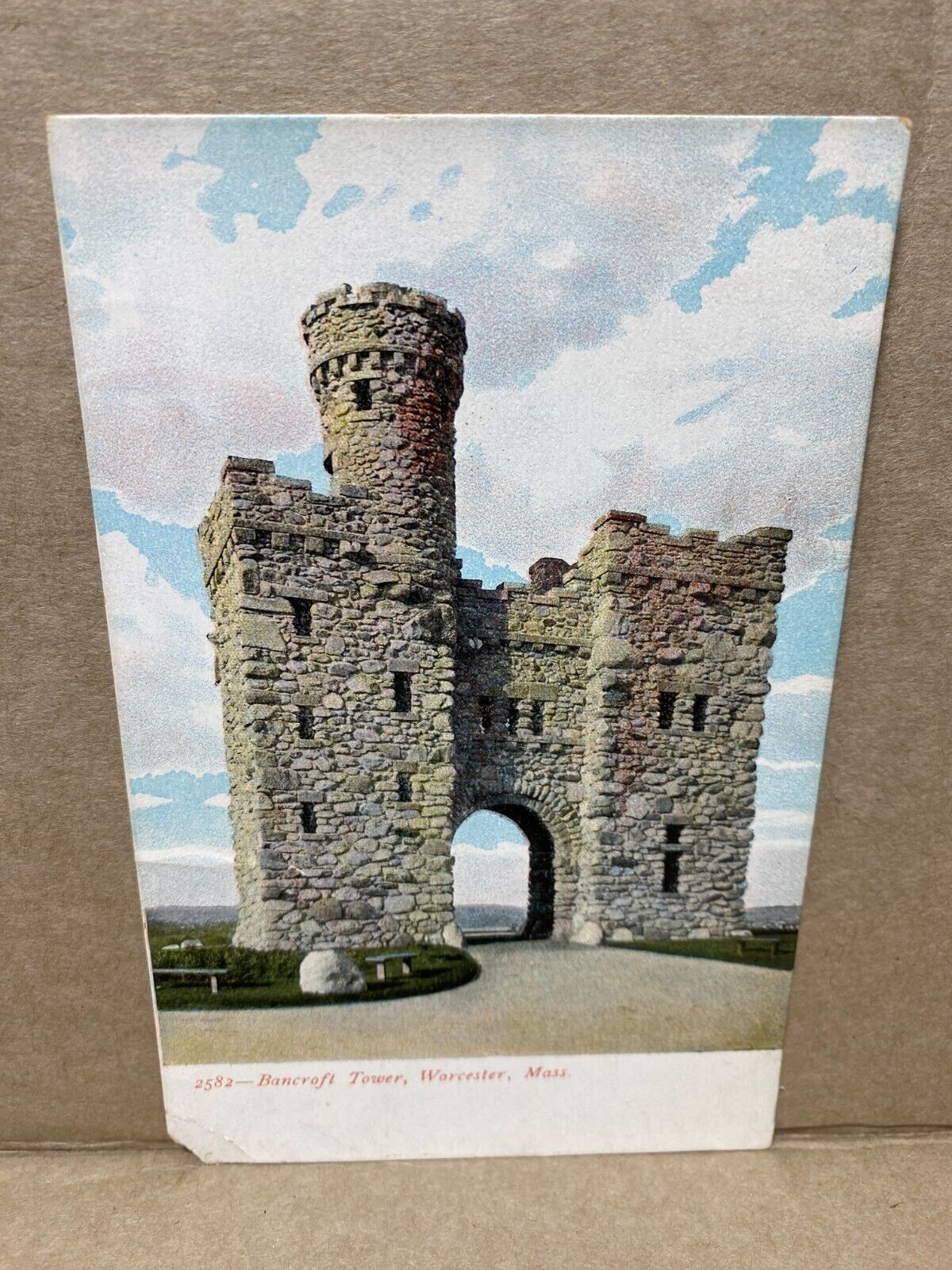 Bancroft Tower Worcester Massachusetts c1906 Antique Postcard
