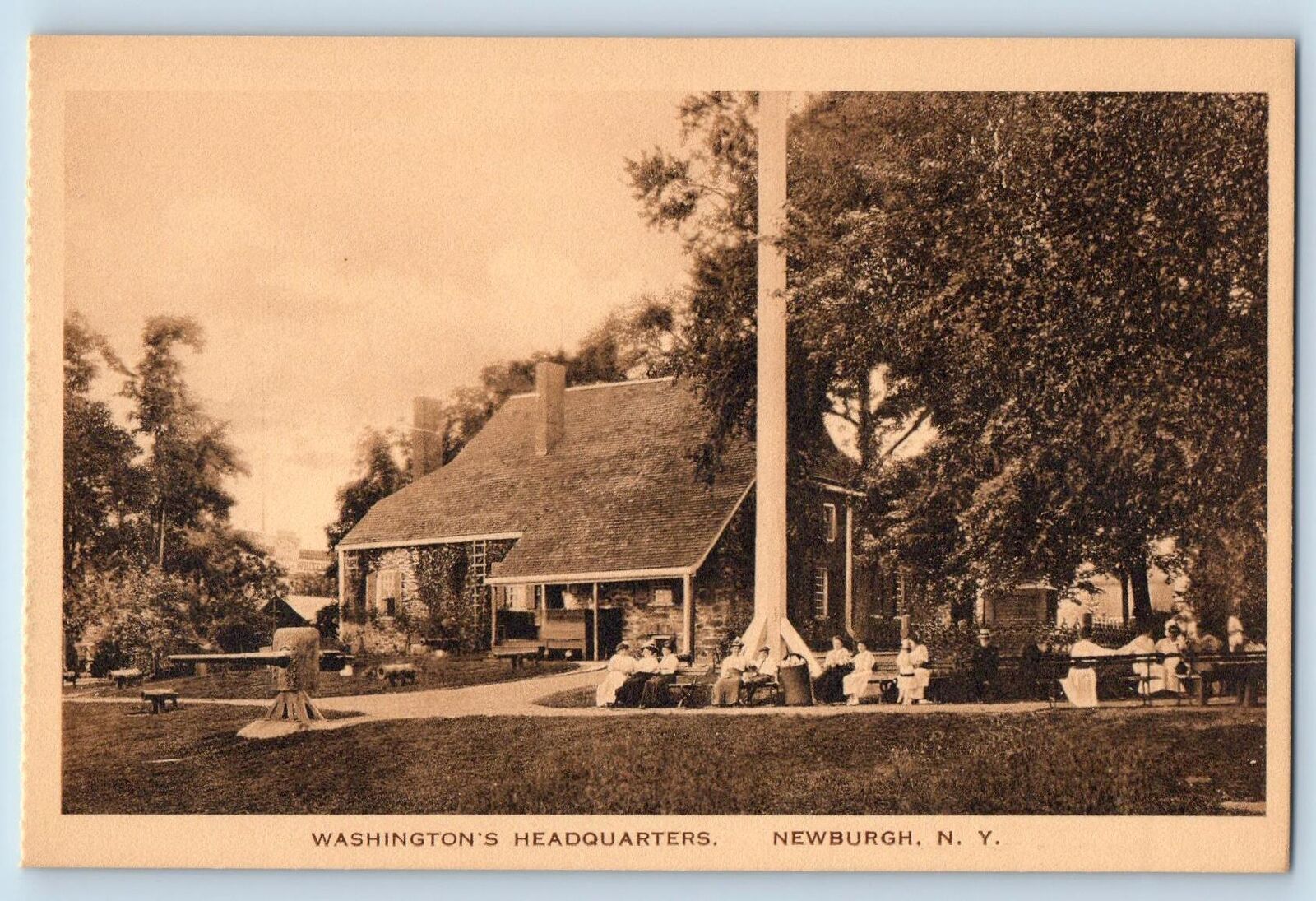 Newburgh New York Postcard Washington\'s Headquarters Scenic View c1920s Antique