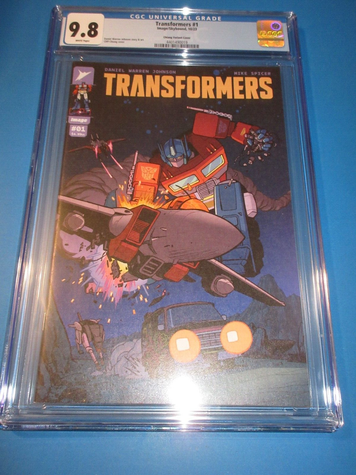 Transformers #1 Rare 1:25 Chiang Variant CGC 9.8 NM/M Gorgeous Gem Wow