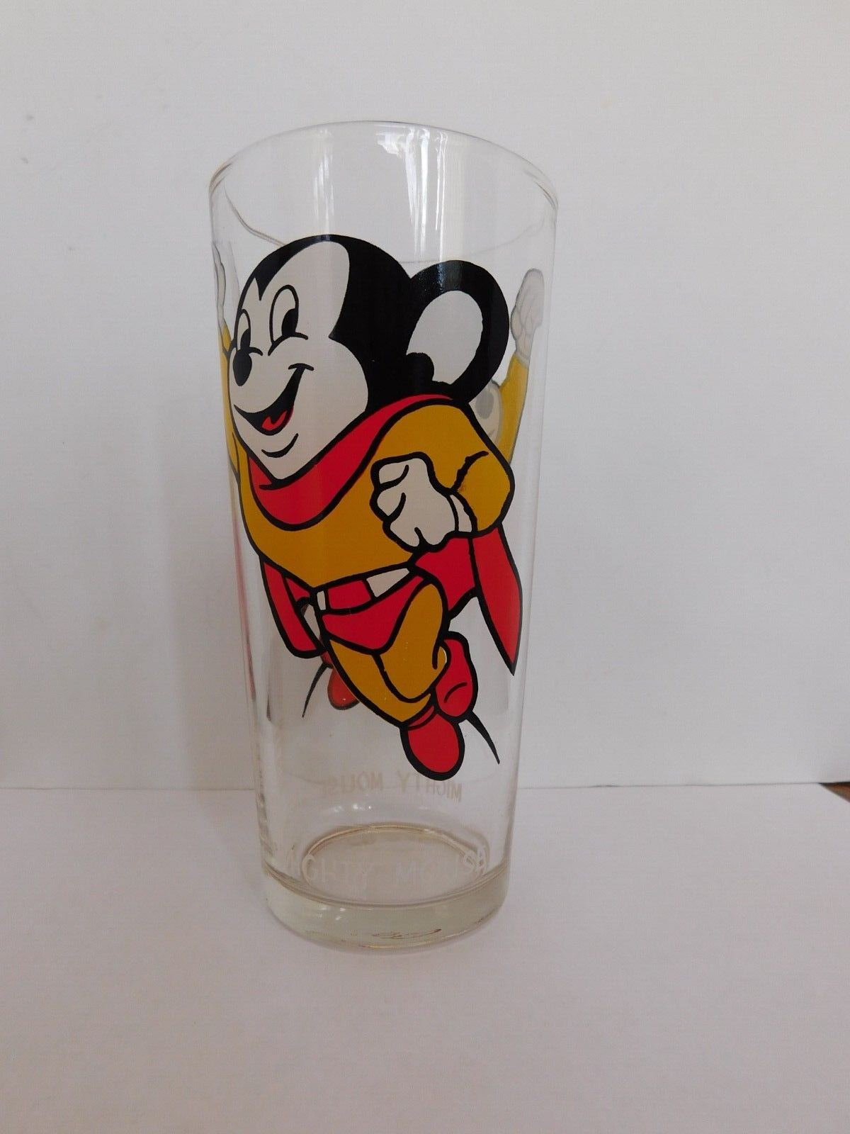 Vintage 1977 Mighty Mouse Pepsi Glass Terrytoons RARE