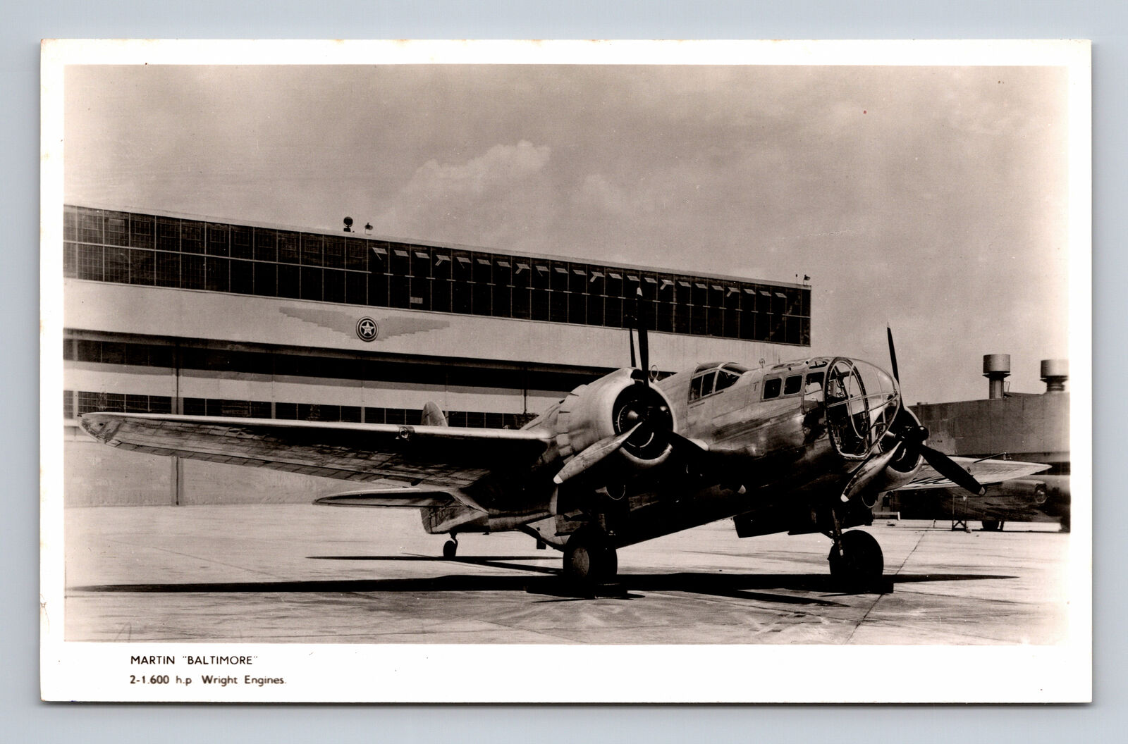 RPPC RAF Martin Baltimore Light Bomber Recon FLIGHT Photograph Postcard