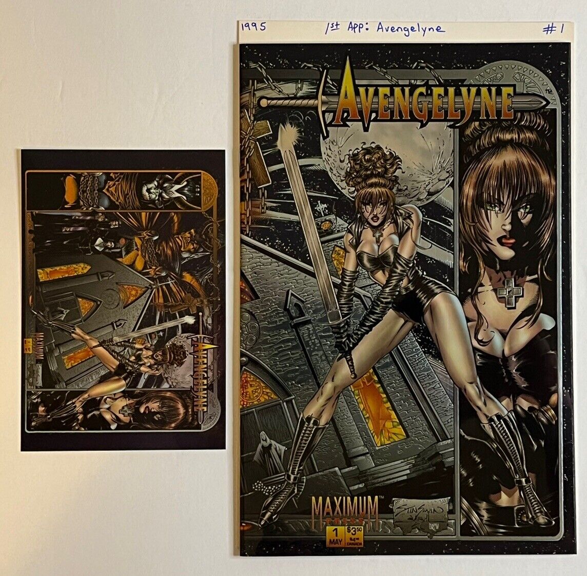 Avengelyne Vol 1 #1 (1995) Maximum Press Chromium Cover Comic 1st Appearance
