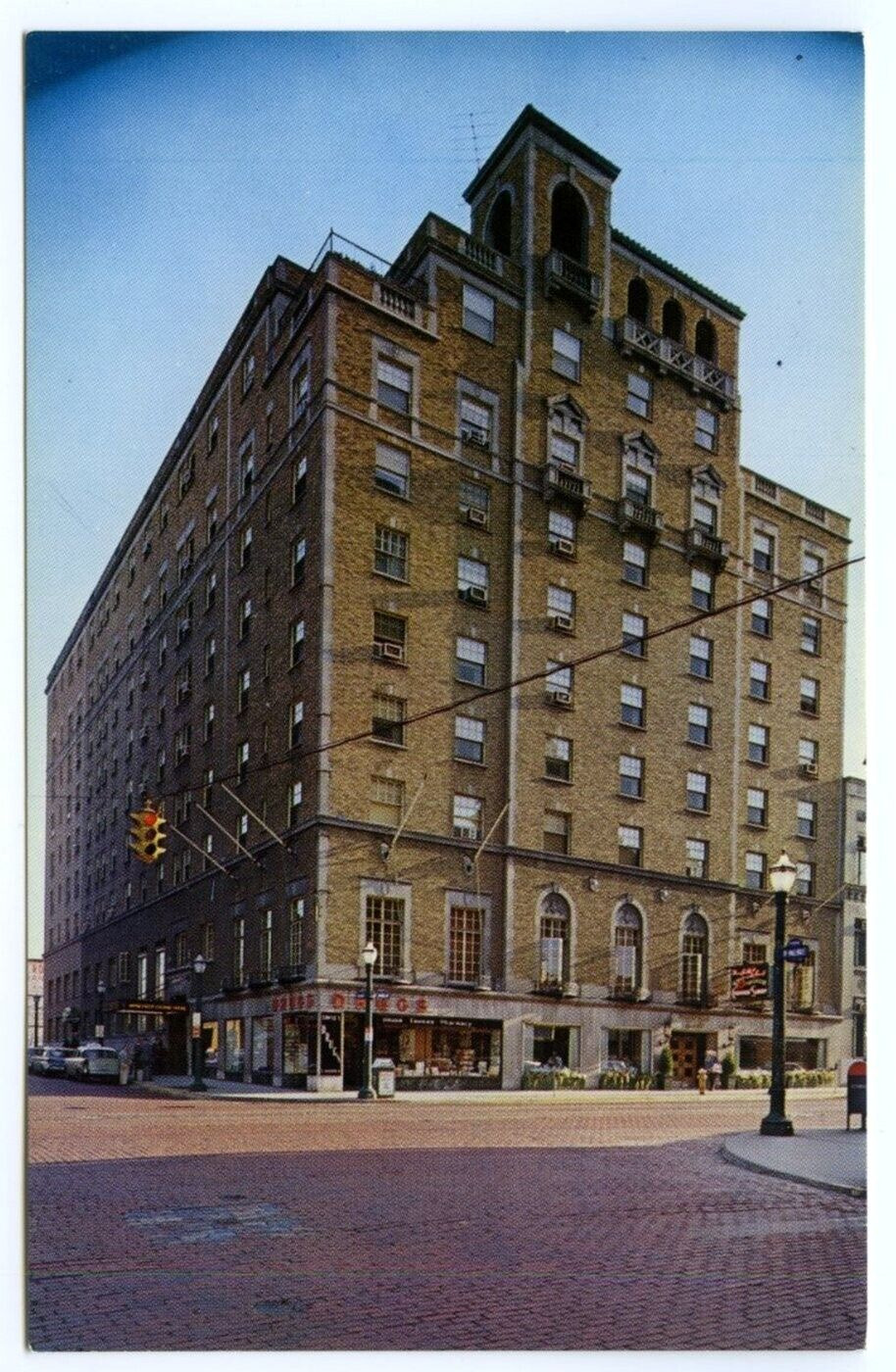 Ohio OH Mansfield-Leland Hotel Postcard