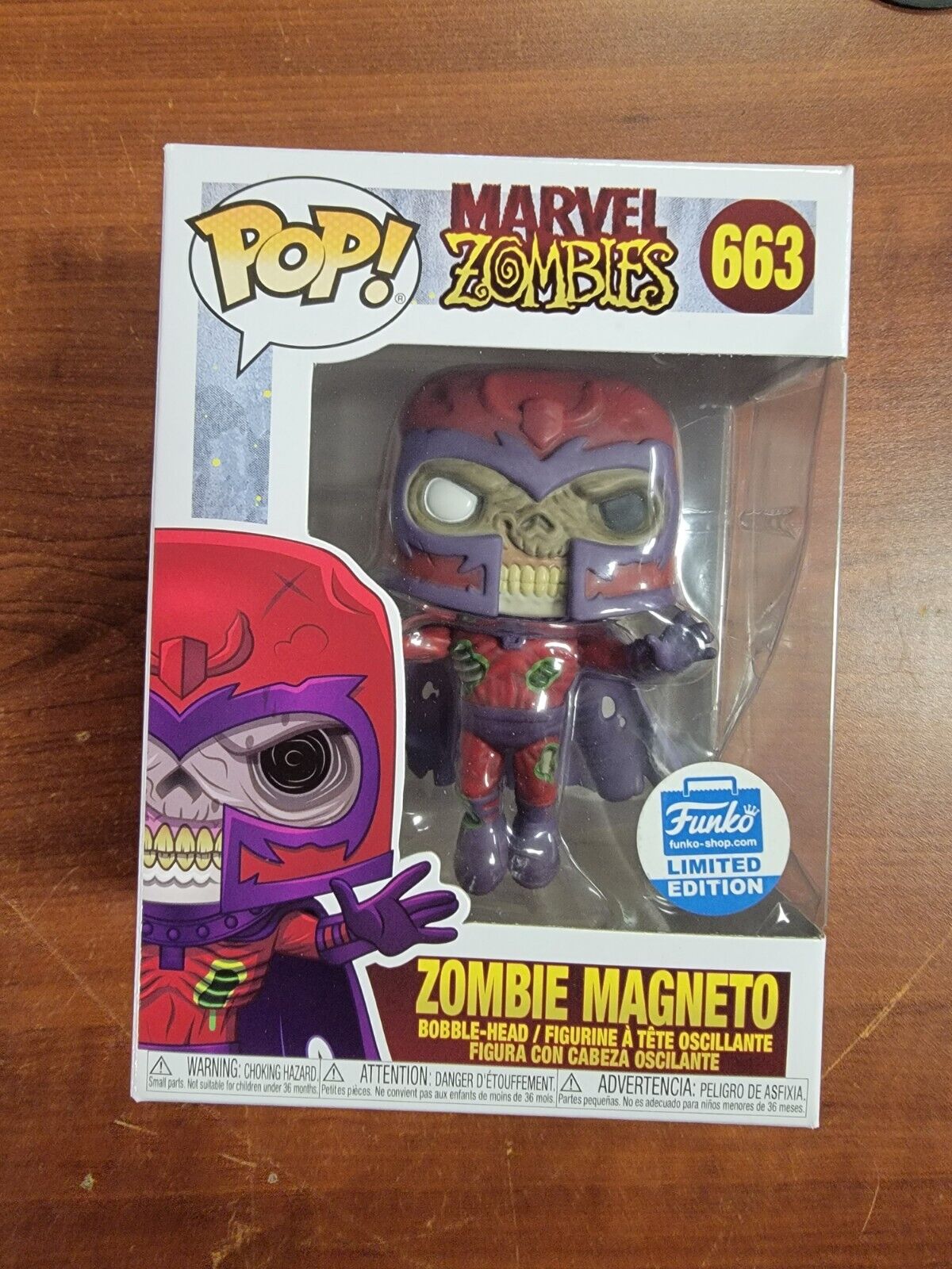 Funko POP Marvel Zombies Zombie Magneto #663 Vinyl Figure