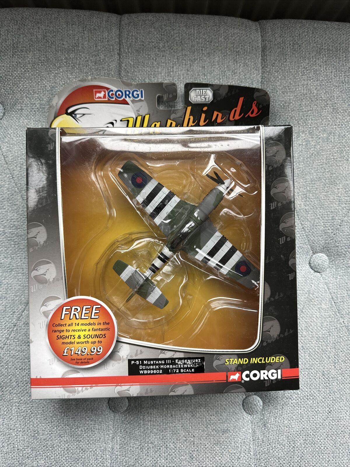 CORGI WARBIRDS P-51 MUSTANG III  Eugeniusz Dziubek WB99602 2006 NEW IN BOX