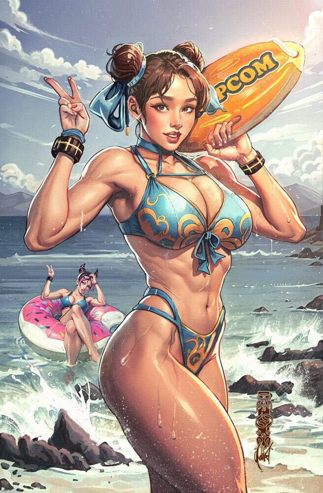 STREET FIGHTER 2024 SWIMSUIT ISSUE #1 (CEDRIC POULAT EXCLUSIVE VIRGIN VARIANT A)