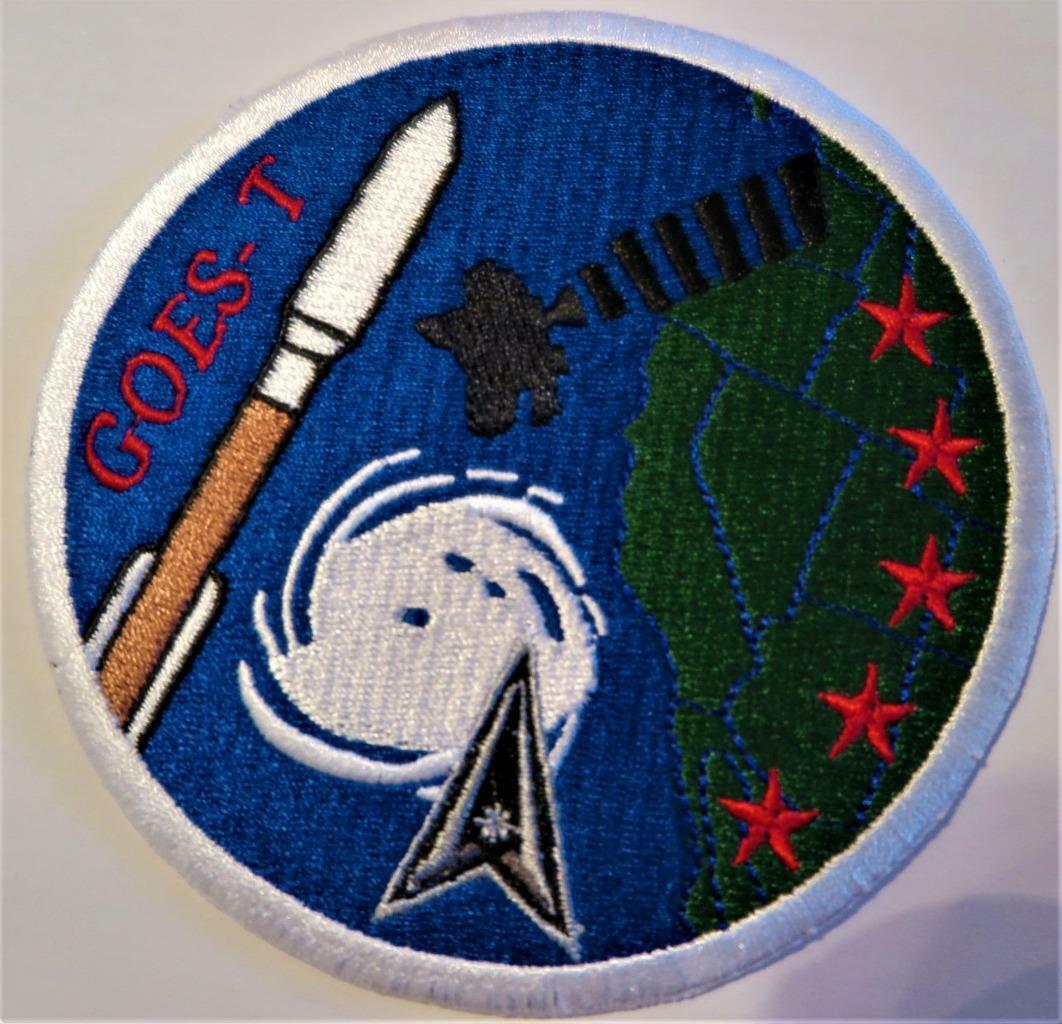 ATLAS V GOES-T 5 SLS BOOSTER MISSION LAUNCH PATCH NASA NOAA USSF ULA