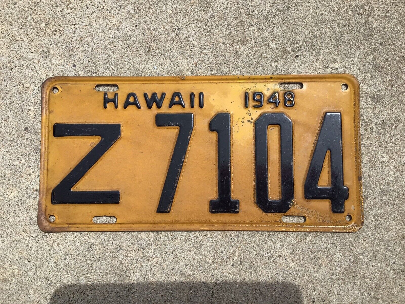1948 - HAWAII - LICENSE PLATE