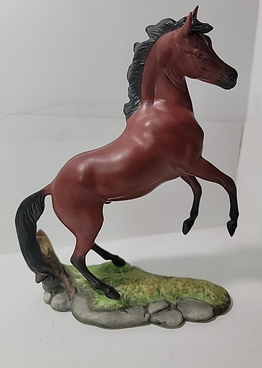 Vintage The Red Pony Porcelain Figurine by Pamela Du Boulay 1987 Franklin Mint 