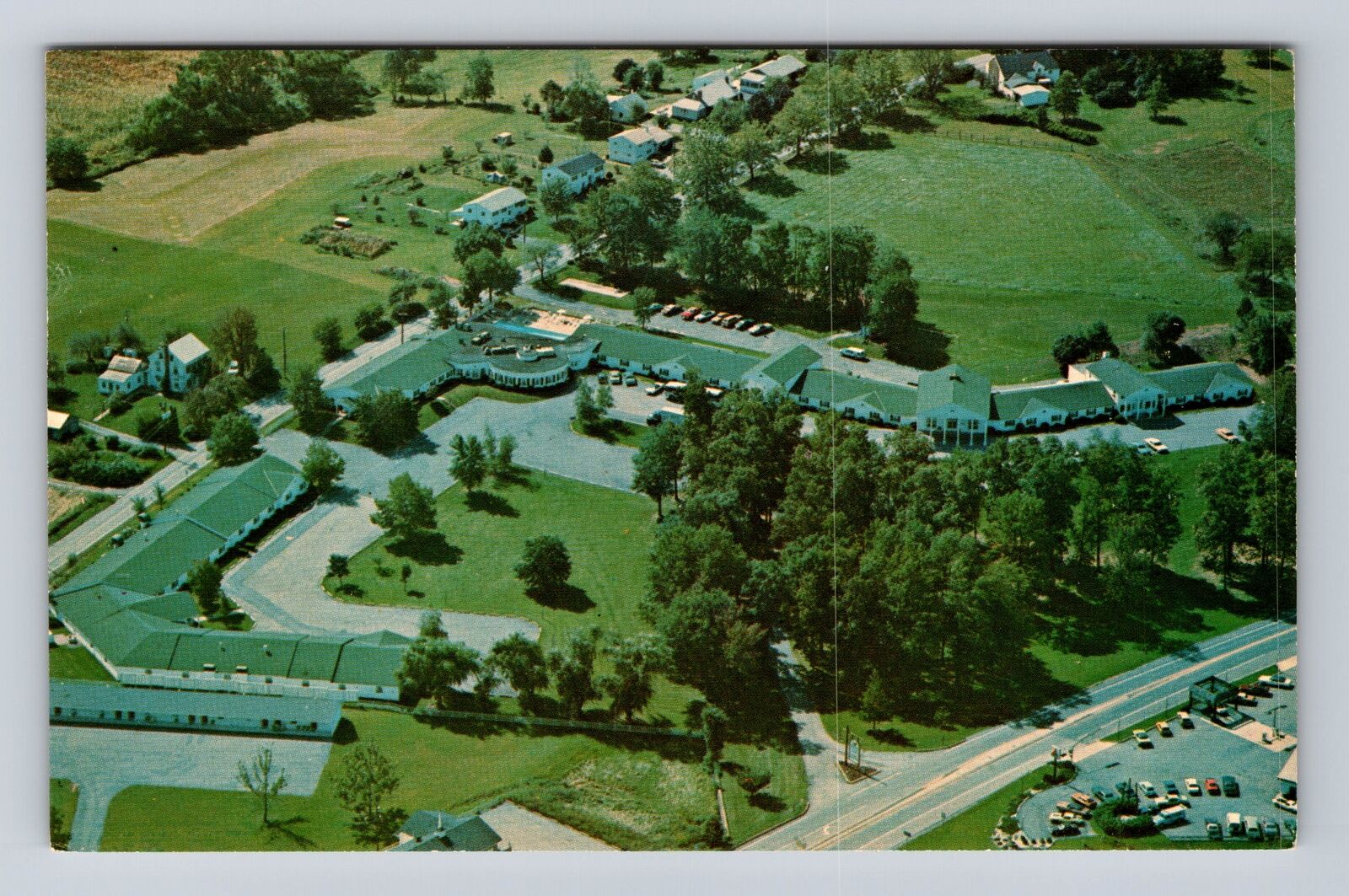 Denver PA-Pennsylvania, Colonial Motor Lodge, Advertisement, Vintage Postcard