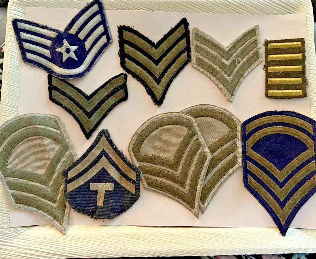 Vintage U.S. Military Patches (Set of 10 Patches)