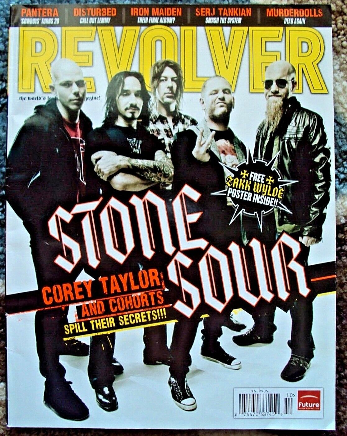 Revolver Magazine Sep October 2010 Stone Sour Pantera Disturbed Murderdolls