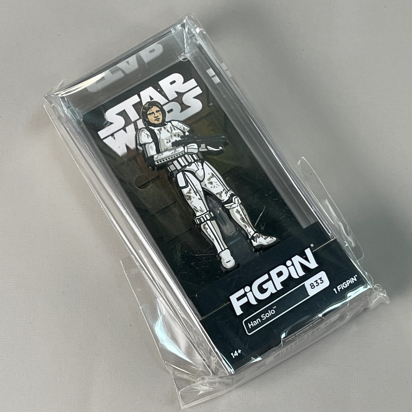 FIGPIN / DISNEY Han Solo Star Wars A New Hope Comic Con Logo Pin 833 Locked NEW