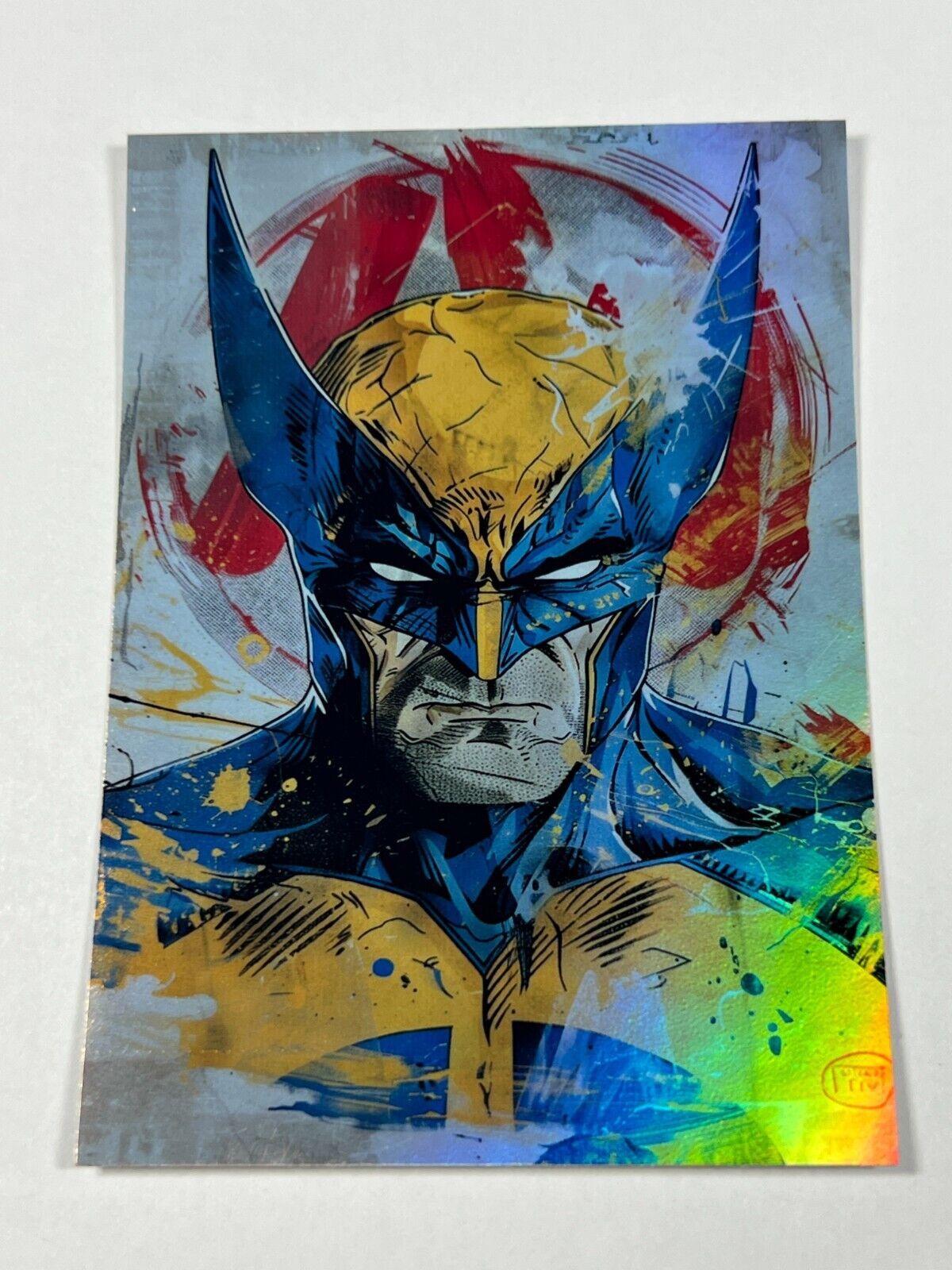 Wolverine Marvel 1/1 Holo Original Art Custom Card Signed By Robert Camacho