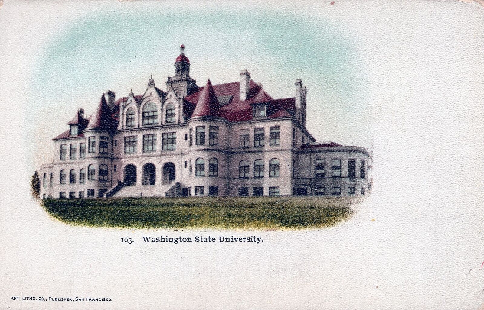 PULLMAN WA - Washington State University Postcard - udb (pre 1908)