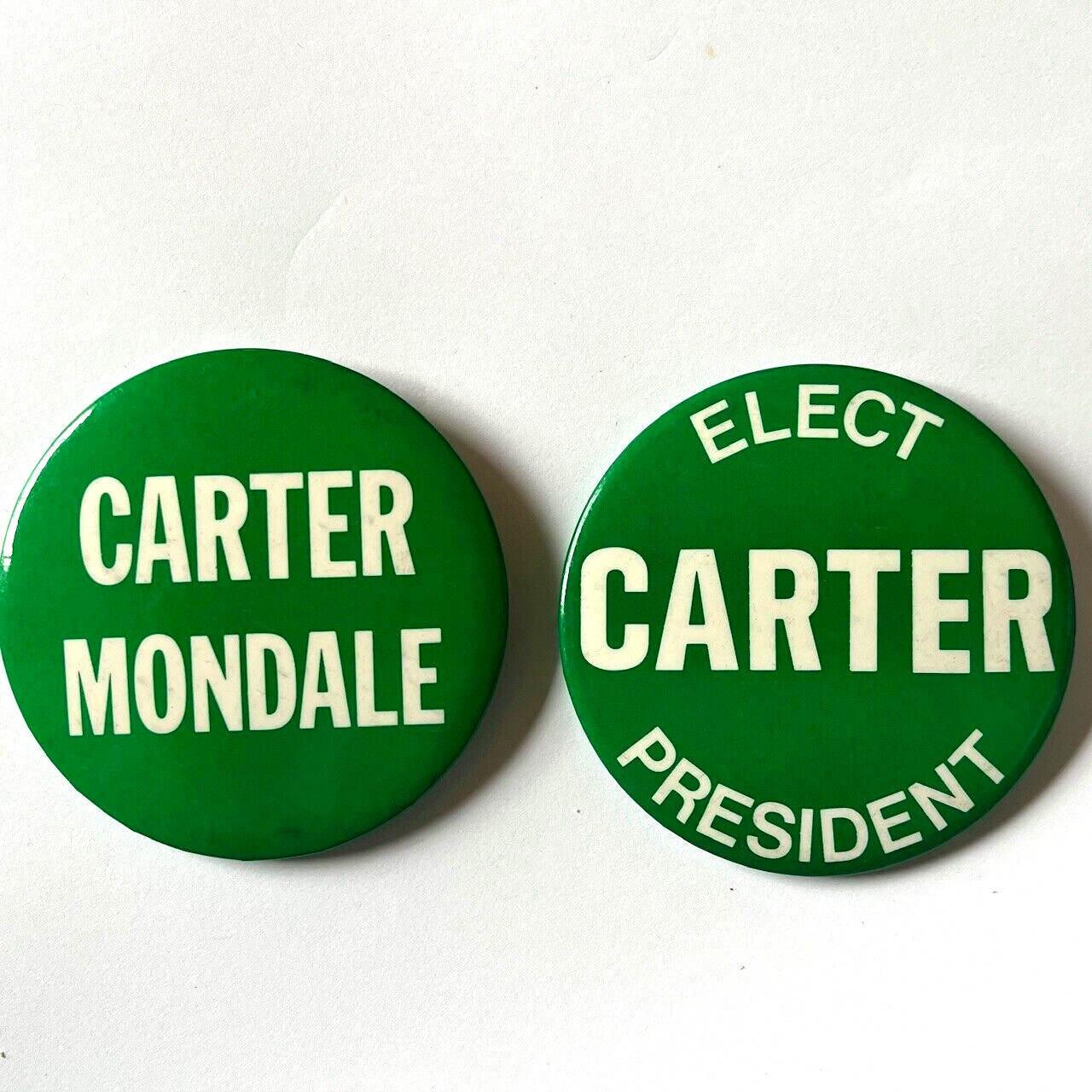 1977 Vintage Pinback Mixed Lot Politics Jimmy Carter President Campaign Button