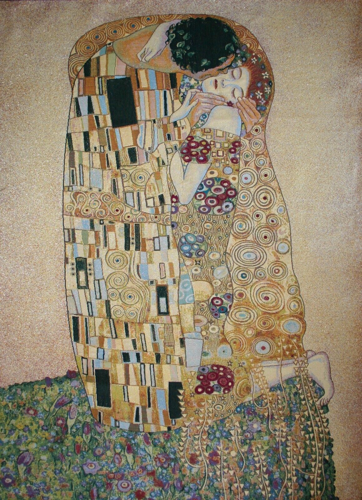 Tapestry wall hanging “The Kiss” of Gustav Klimt 38x54