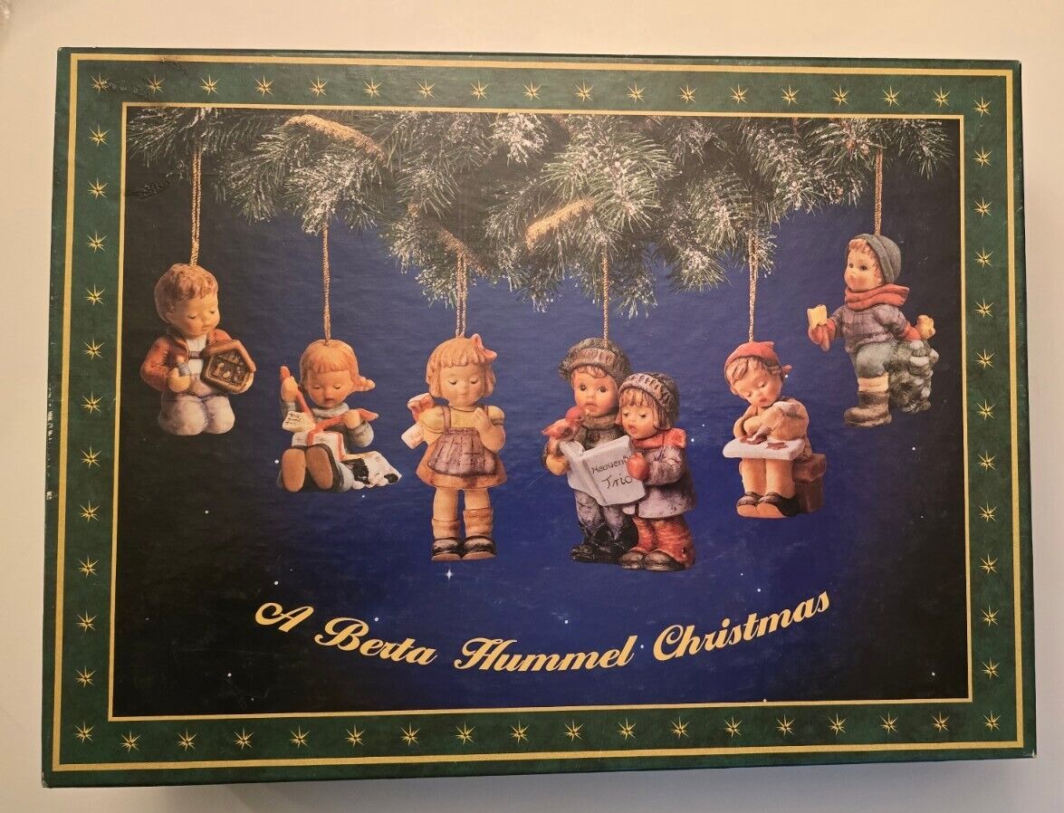 A Berta Hummel Christmas 36 Piece Ornament Set In Original Box With  COA Cards