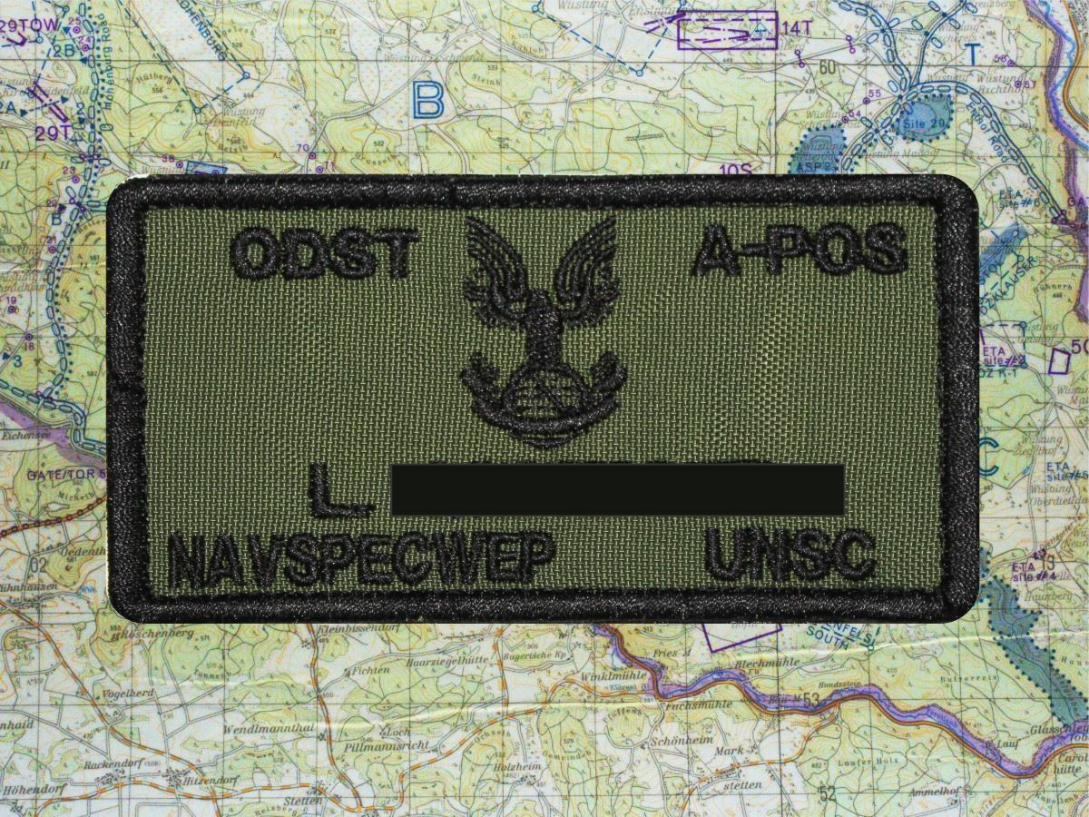 UNSC HALO Flak Plate Carrier Patch and Custom Embroidery