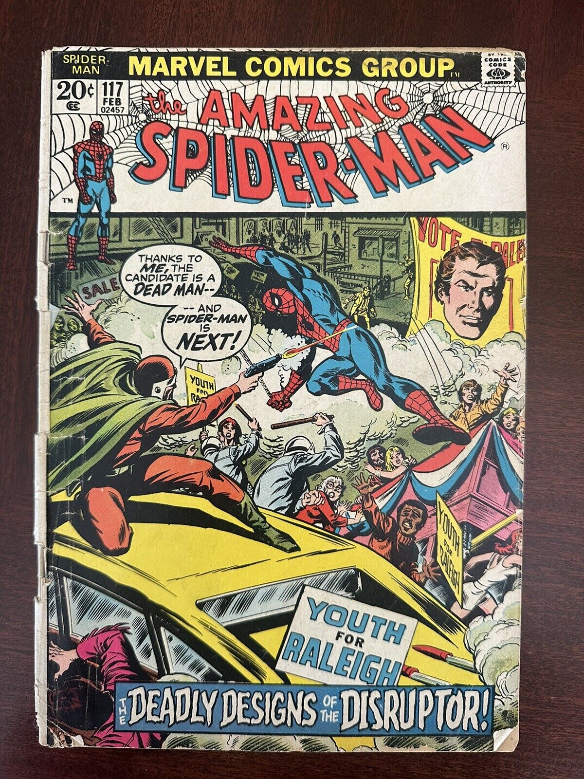 (1973) Amazing Spider-man #117