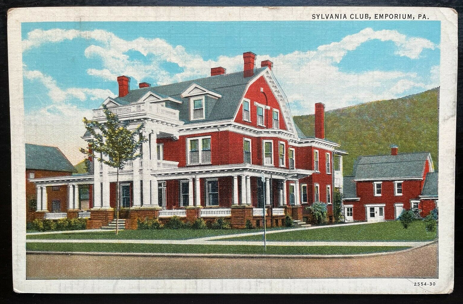 Vintage Postcard 1915-1930 Sylvania Club, Emporium, PA