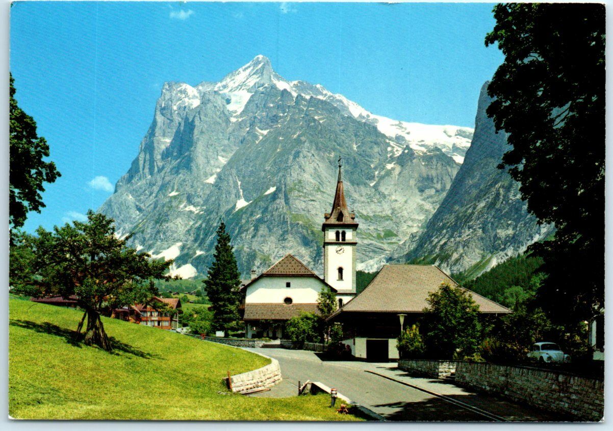 Postcard - Grindelwald with Wetterhorn, Switzerland