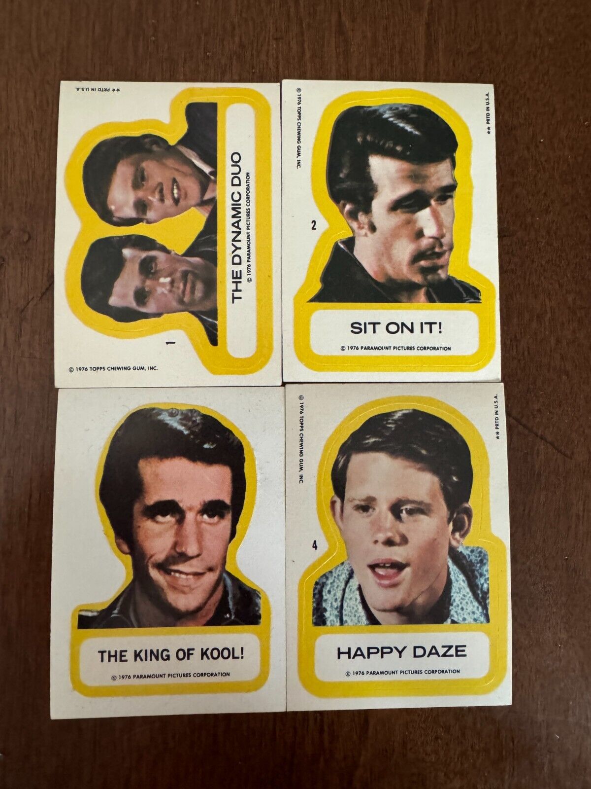 1976 Topps Happy Days Complete Stickers Set  (11)