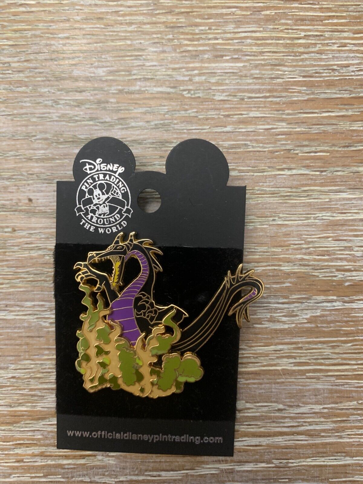 2002 Disney Pin Celebration Maleficent as Dragon Slider pin