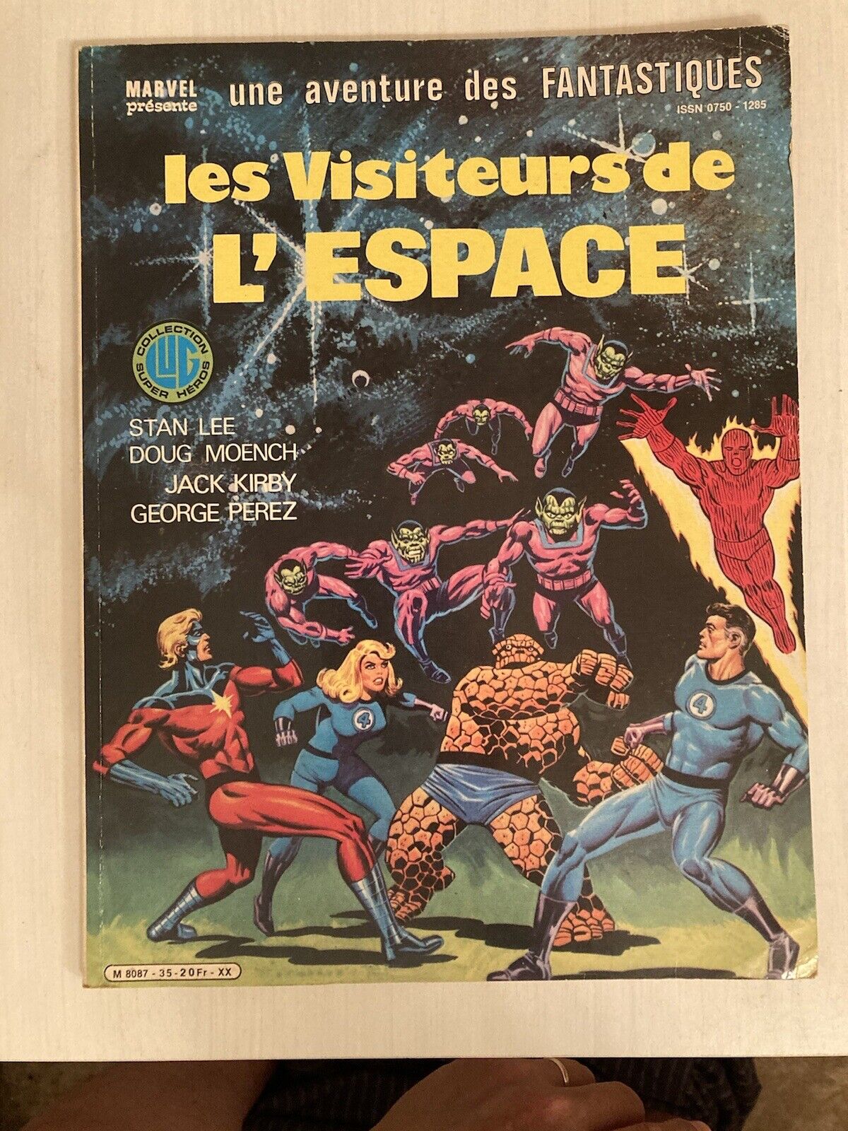 fantastic four, The Visitors from Space, French