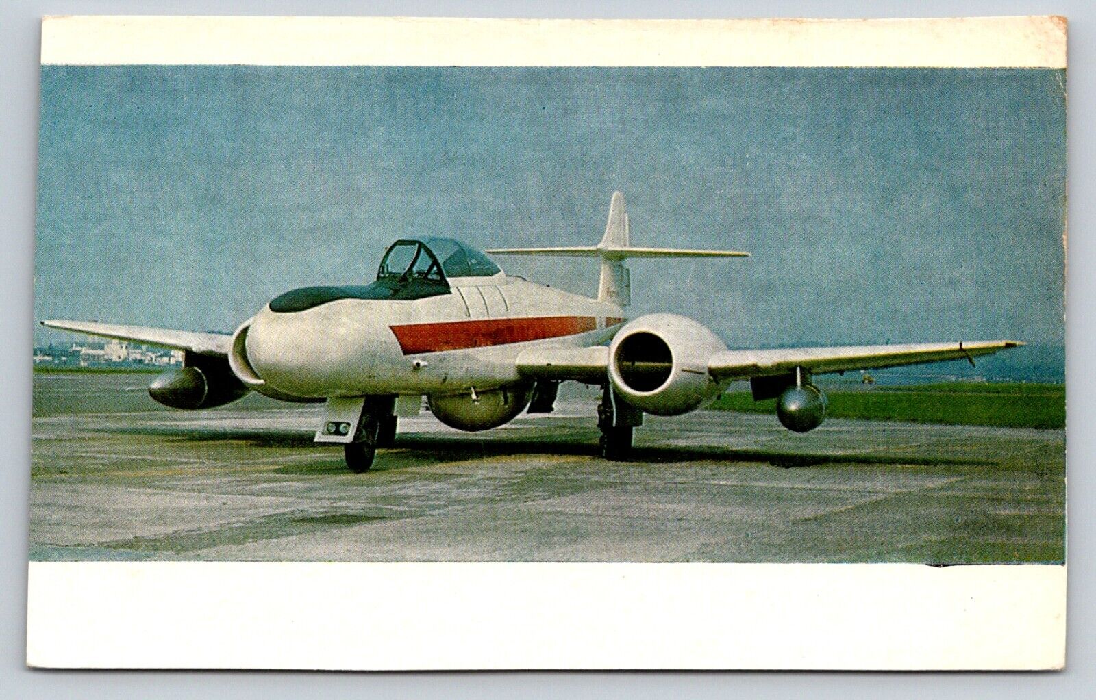 Armstrong Whitworth Meteor MK 4 research aircraft Postcard UK Royal Scottish MUS