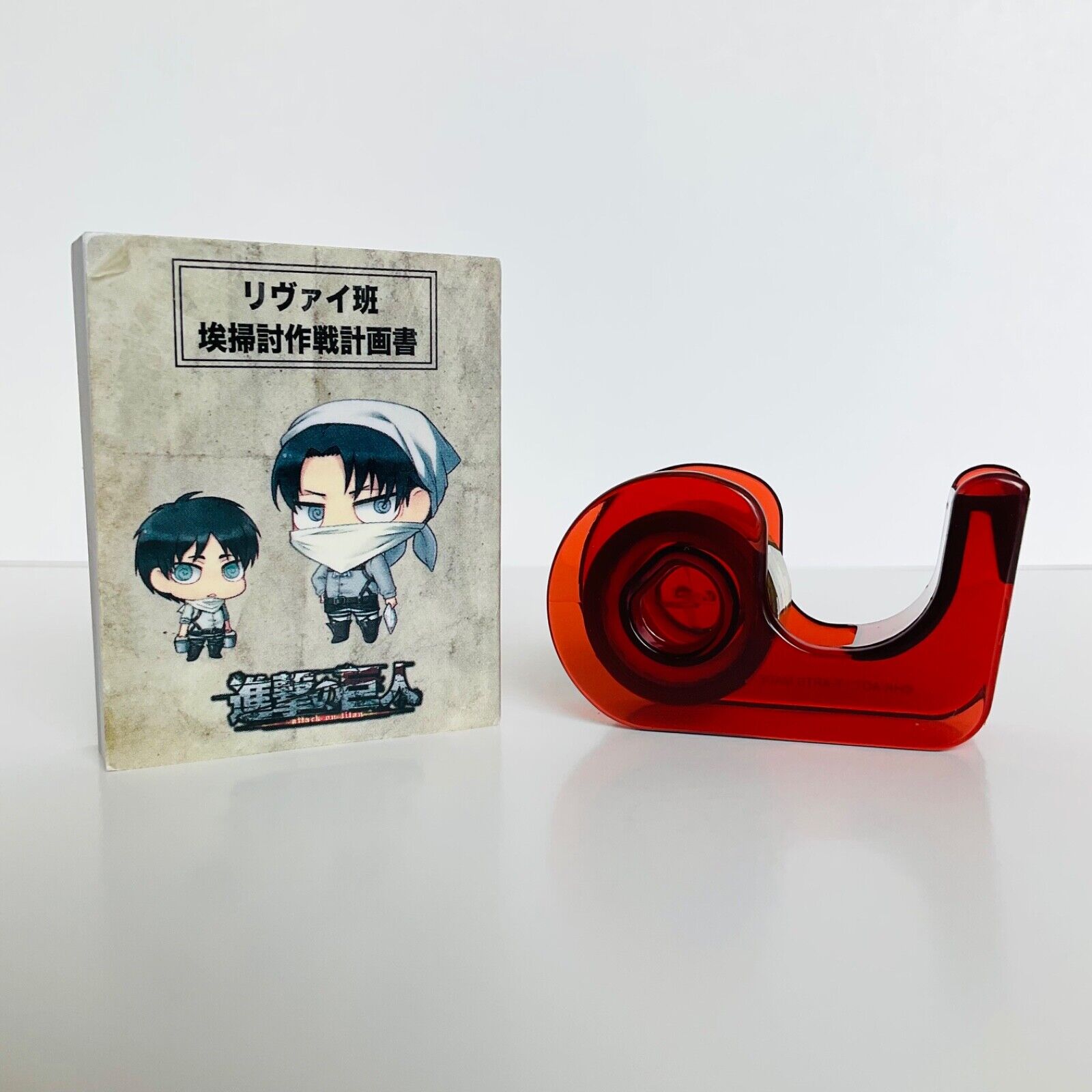Attack on Titan Mini Note Pad & Washi Tape Dispenser Anime Takara Tomy A.R.T.S