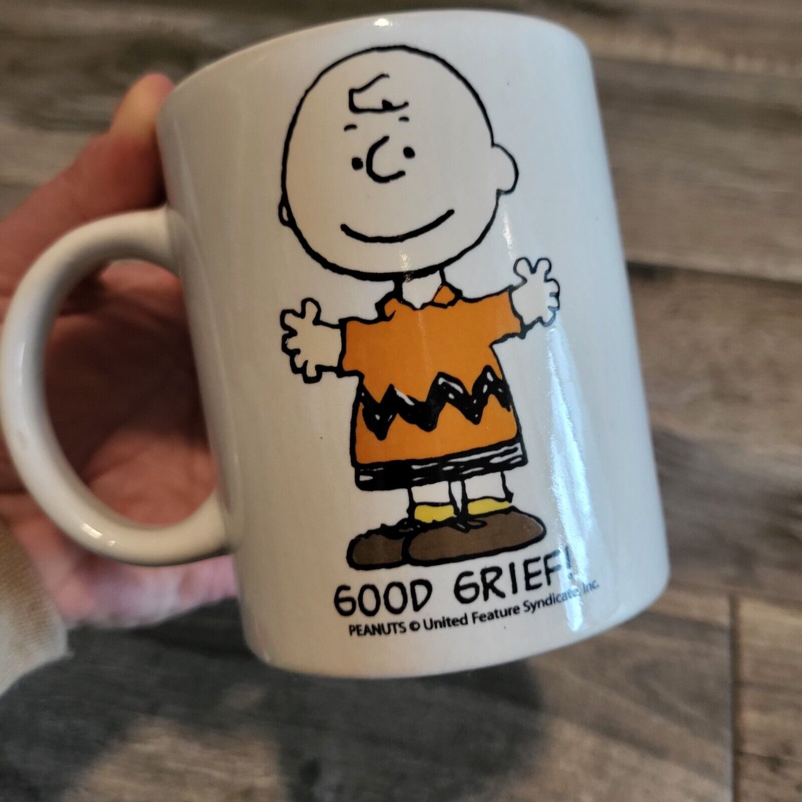 Vintage Peanuts Inovative  Designs Charlie Brown Good Grief Coffee Mug