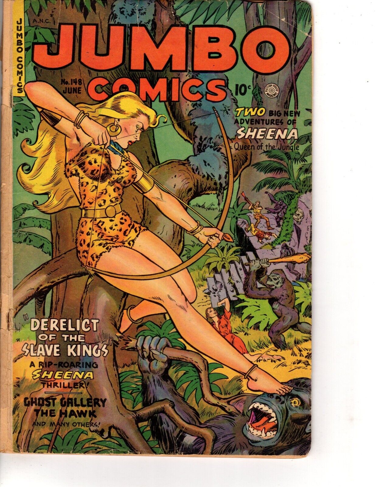 Jumbo Comics # 148 (FR/GD 1.5) 1951 GGA cover.  Sheena. .