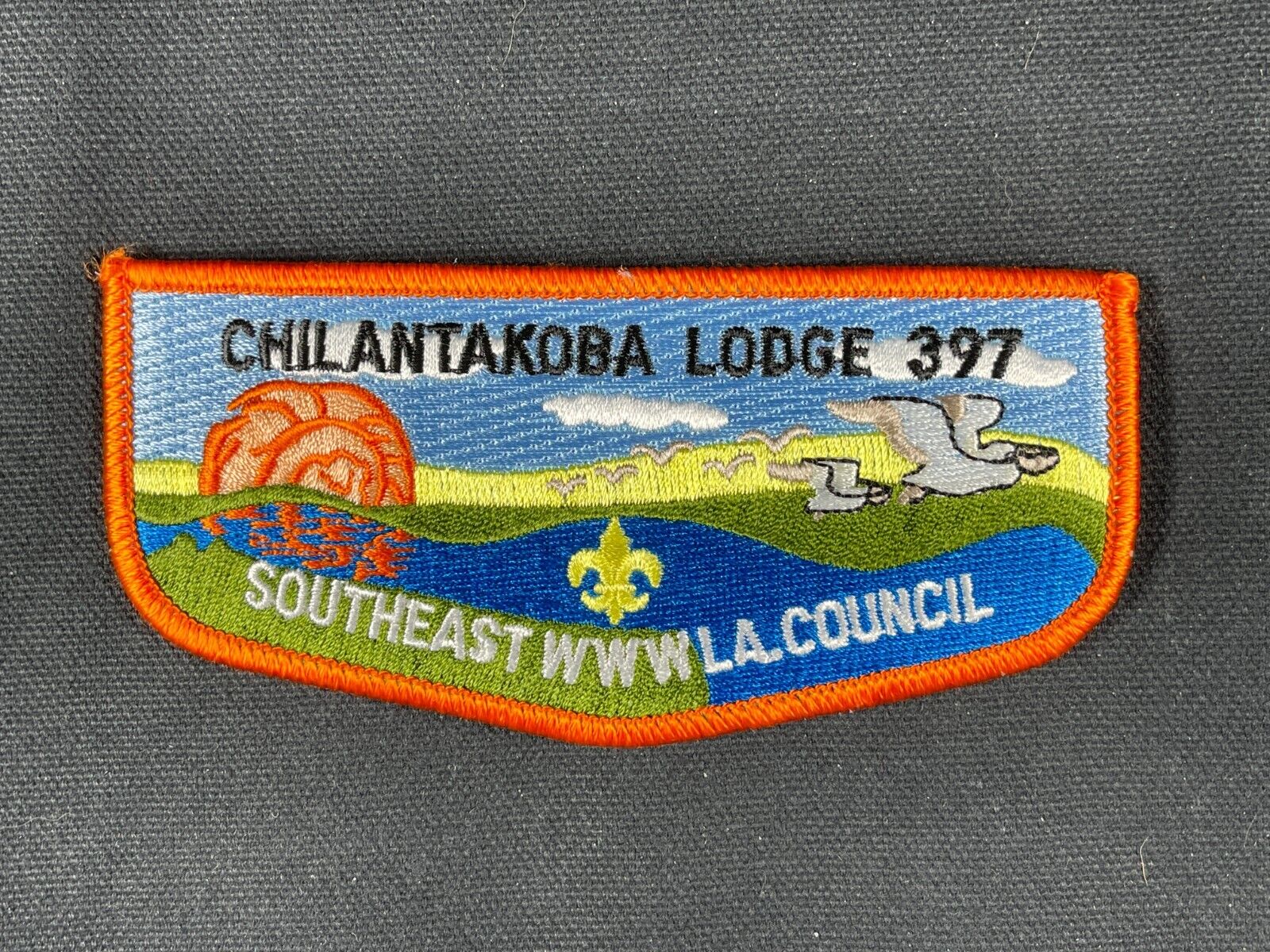 OA Flap Chilantakoba Lodge 397 Orange Border