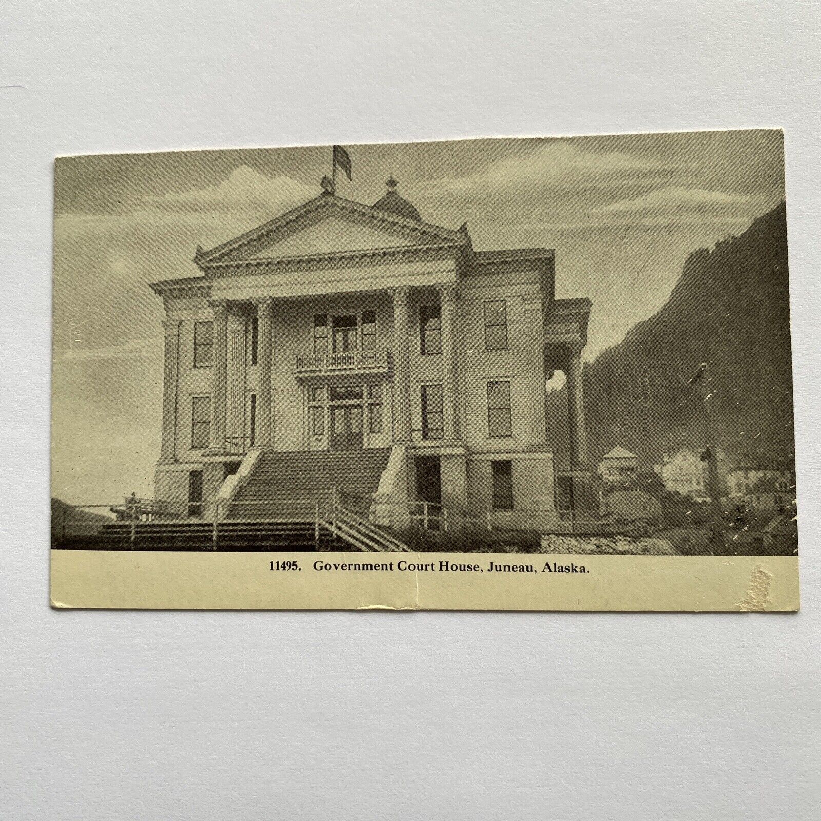 Government Court House Juneau Alaska Postcard c1914