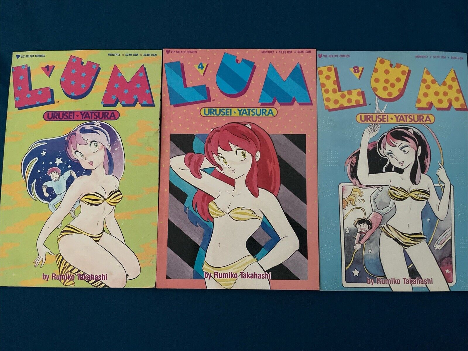Mixed Lot Of 3 Lum: Urusei Yatsura by Rumiko Takahashi Viz Comics