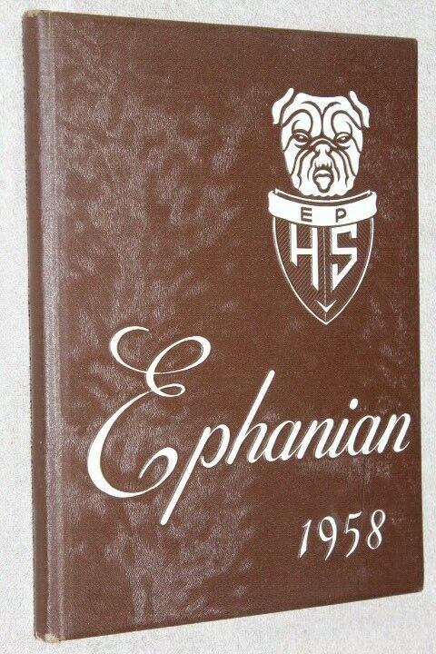 1958 East Palestine High School Yearbook Annual Palestine Ohio OH - Ephanian