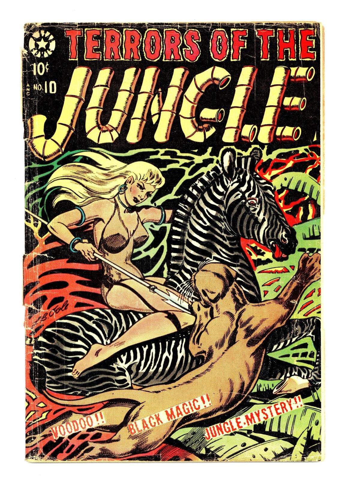 Terrors of the Jungle #10 FR/GD 1.5 1954