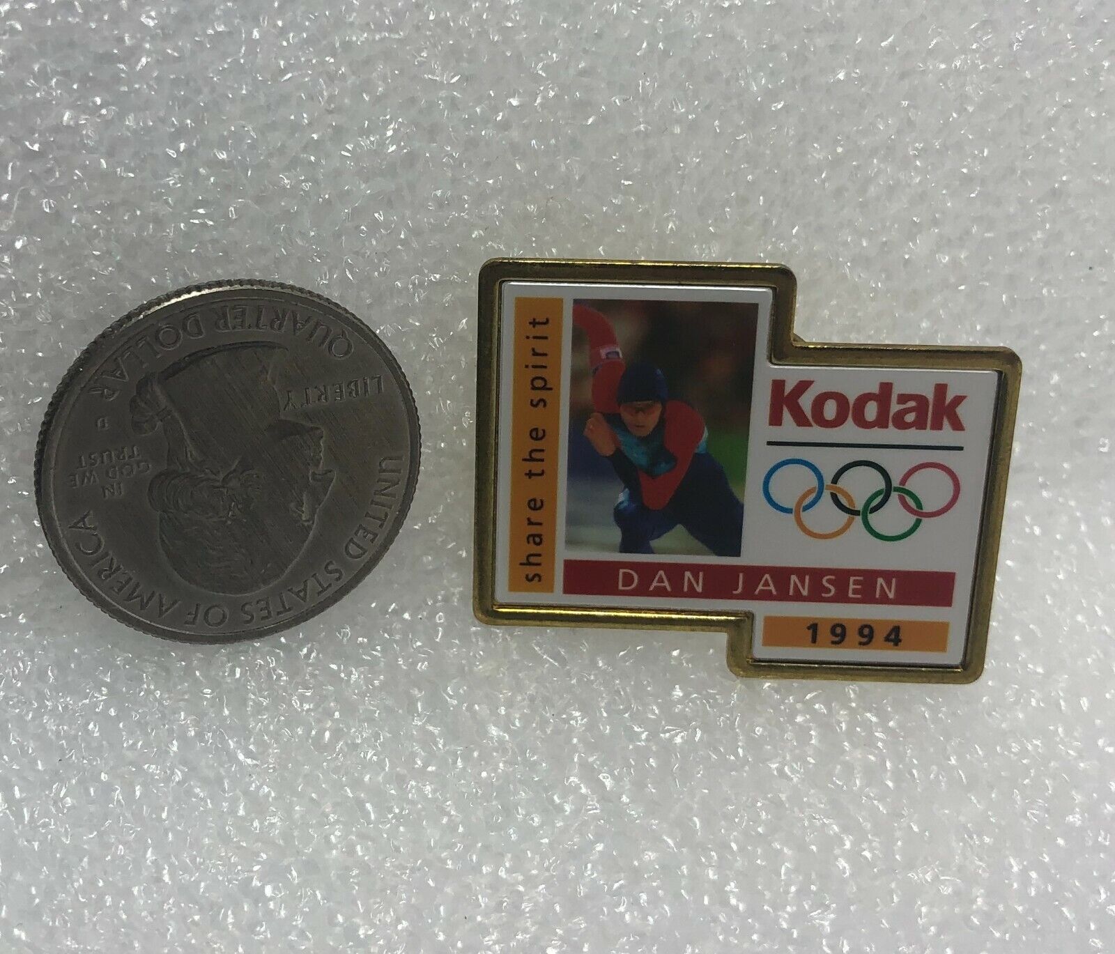 1998 Kodak Olympic Dan Jansen Pin