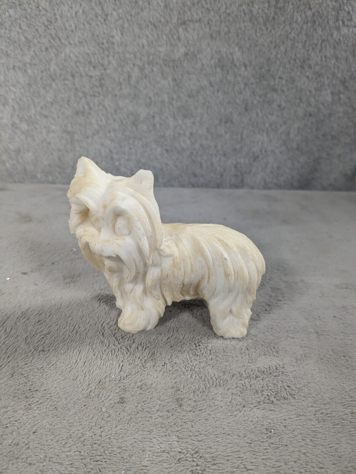 Vintage Small Maltese Dog Figurine 3