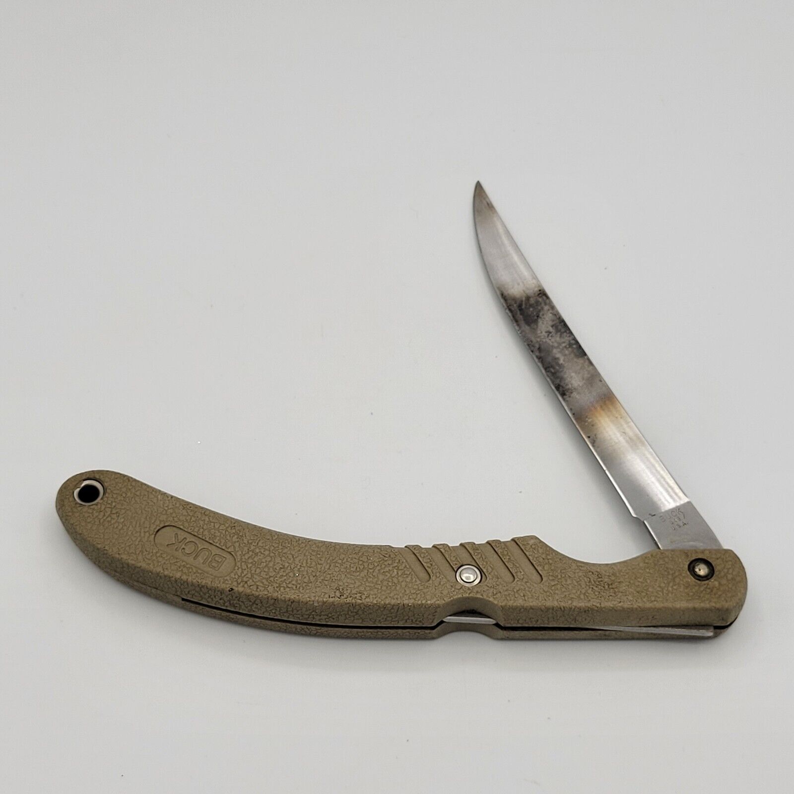 Vintage 1993 Buck 549 Fishlocker Fish Fillet Folding Knife USA