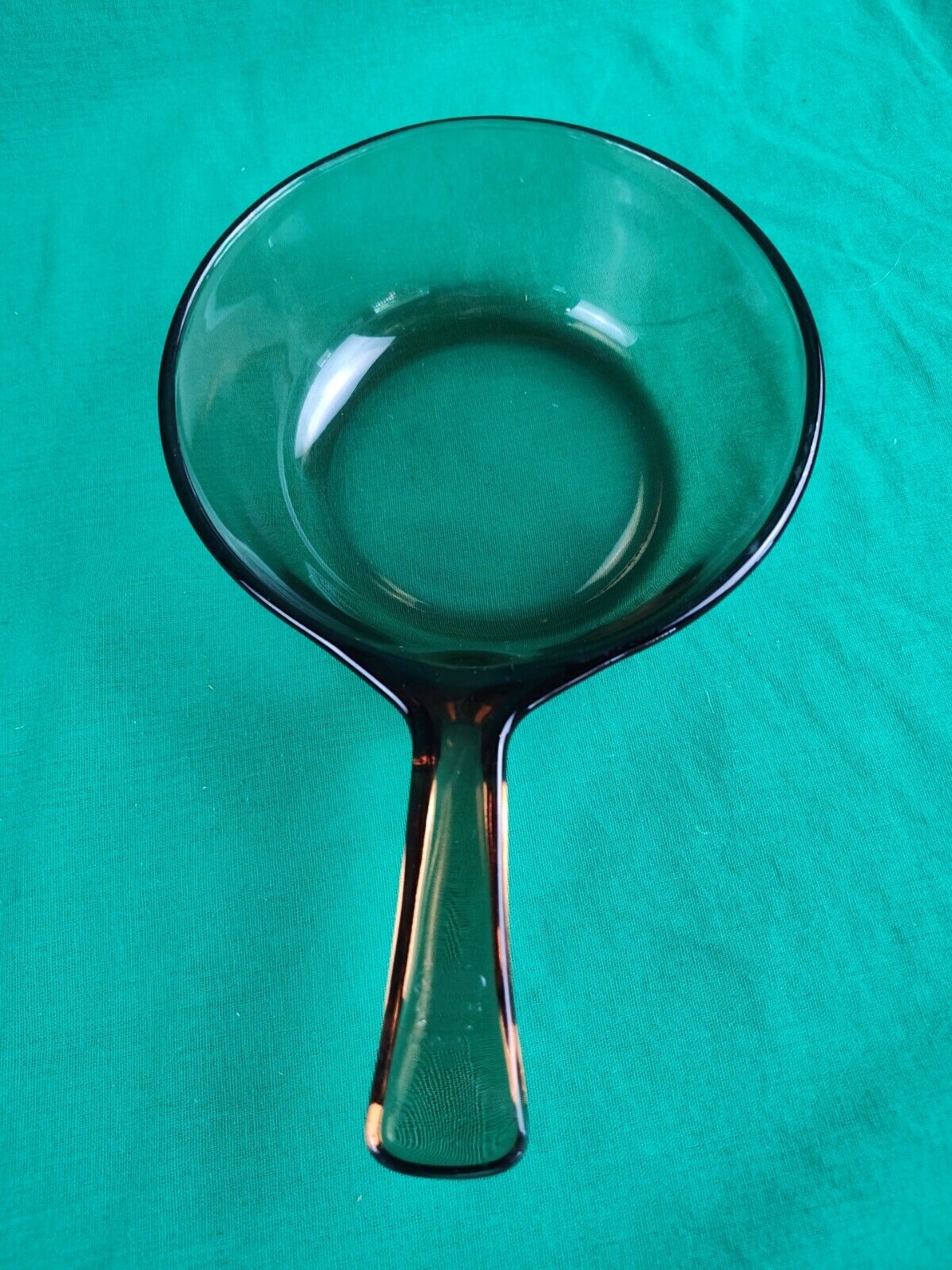 Corning Pyrex Vision Ware .5 L Liter Amber Glass Sauce Pan No Lid USA