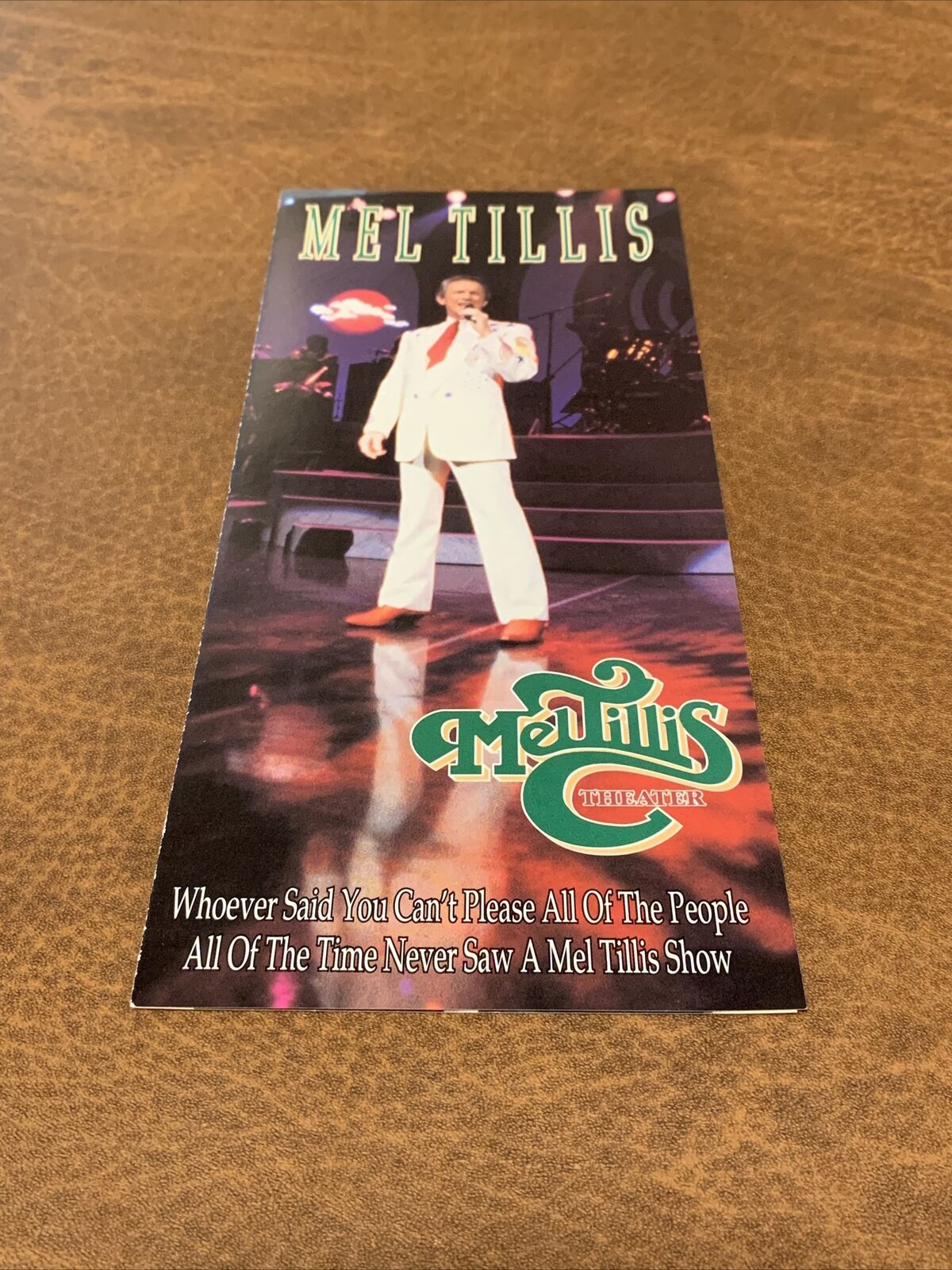 Rare - Mel Tillis Theater Branson Missouri Brochure Pamphlet 