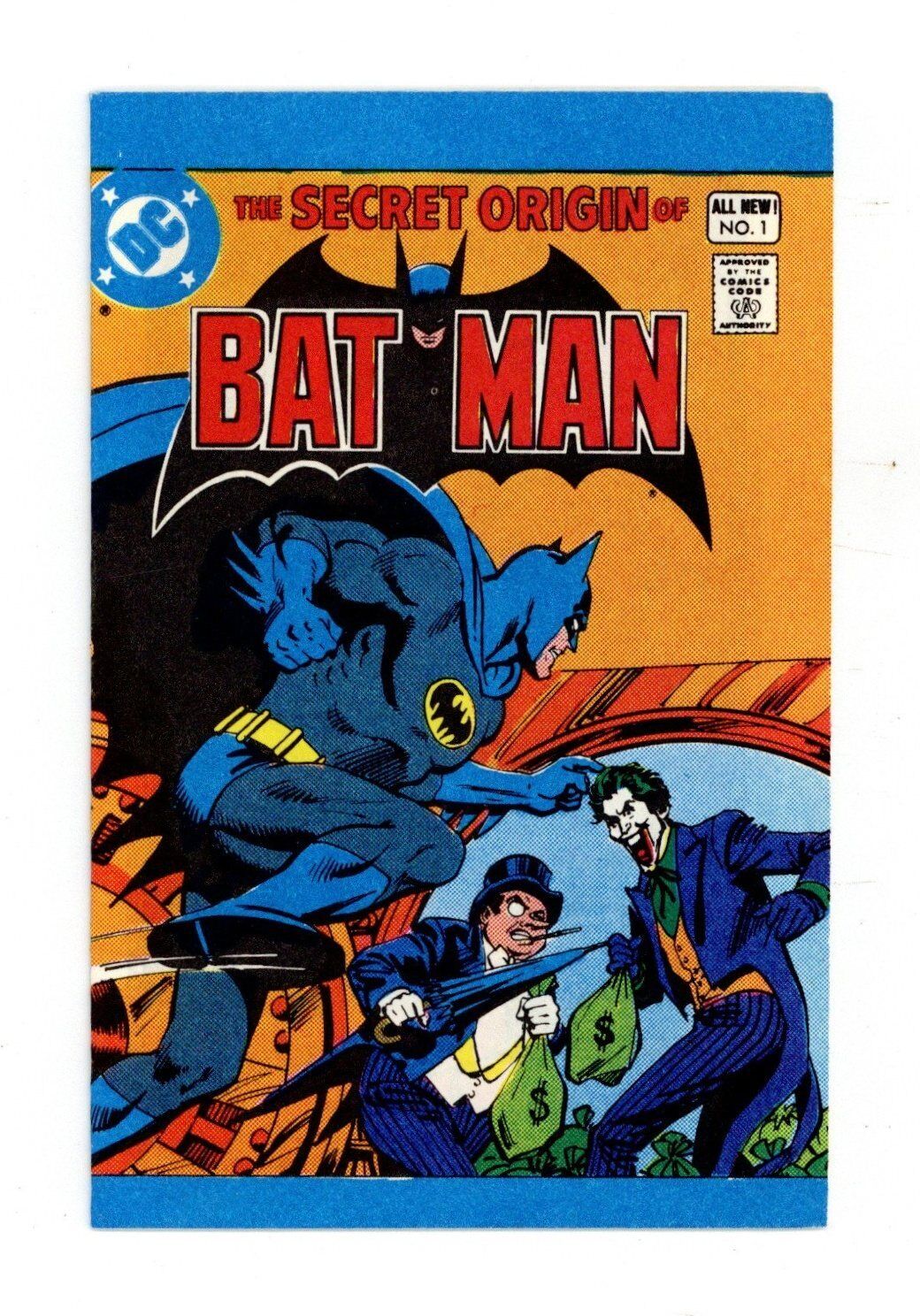 Secret Origin of Batman Mini Comic #1 VF 8.0 1980