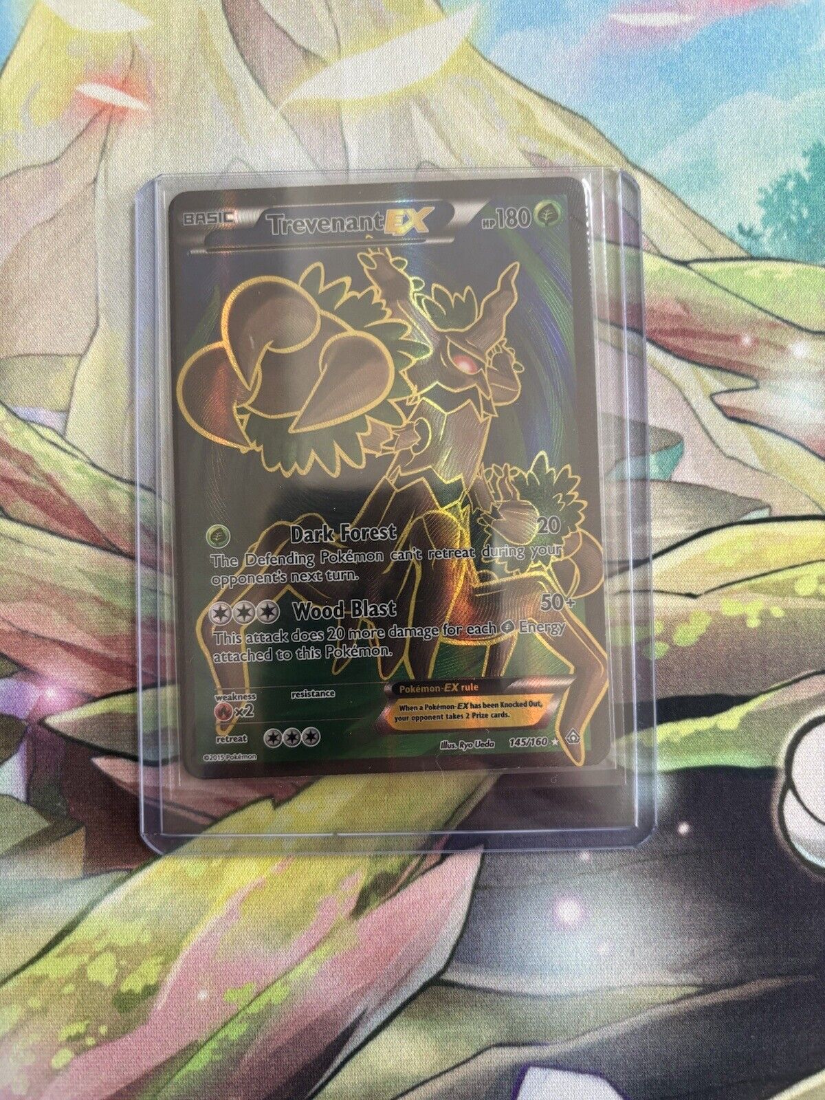 Pokémon XY Primal Clash Trevenant EX 145/160 Mint/NM Nintendo TCG Game Holo Rare