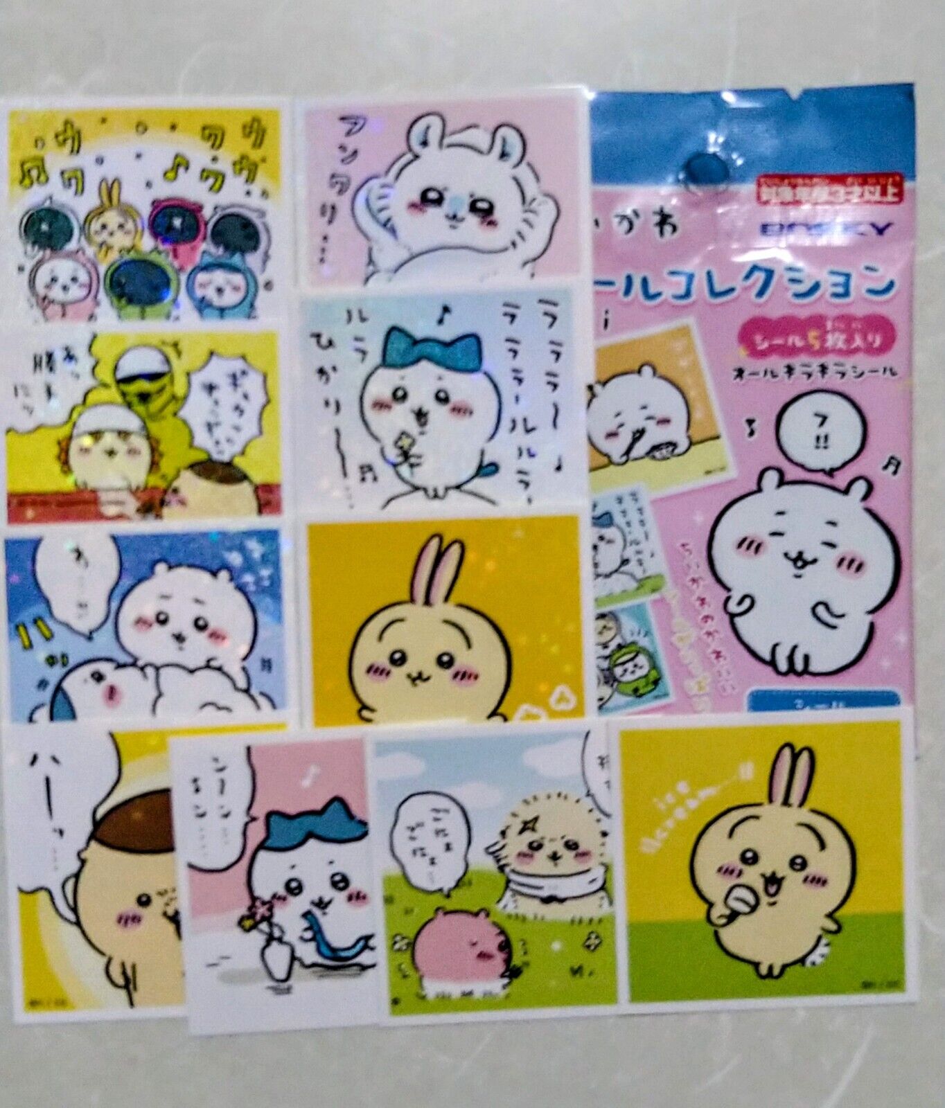Chiikawa Stickers, Series#1, 10 pieces